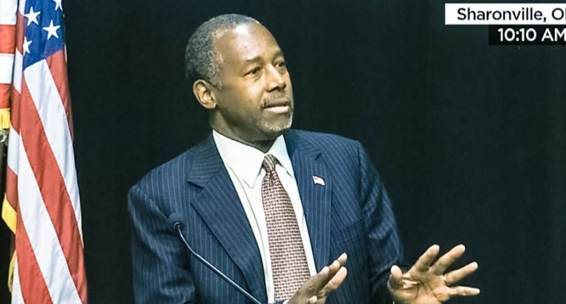 Republican presidential candidate Ben Carson