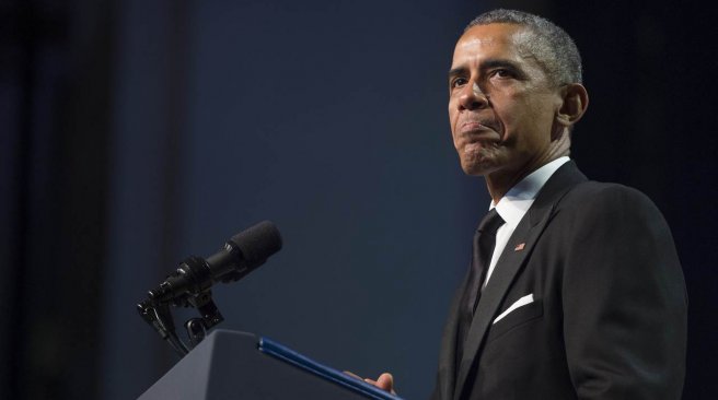 US President Barack Obama addresses the Congressional Black Caucus Foundation's 45th Annual Legislative Conference in Washington DC