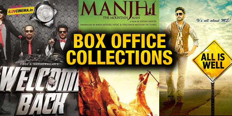 Welcome Back 2nd day collections John Abraham starrer becomes the third highest opening of 2015