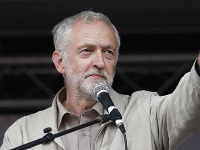 Britain's Labour Party leader Jeremy Corbyn