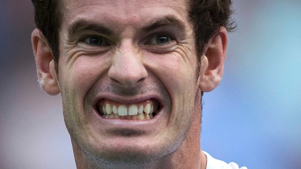 US Open third seed Andy Murray has survived a second round scare to win from 2-0 down