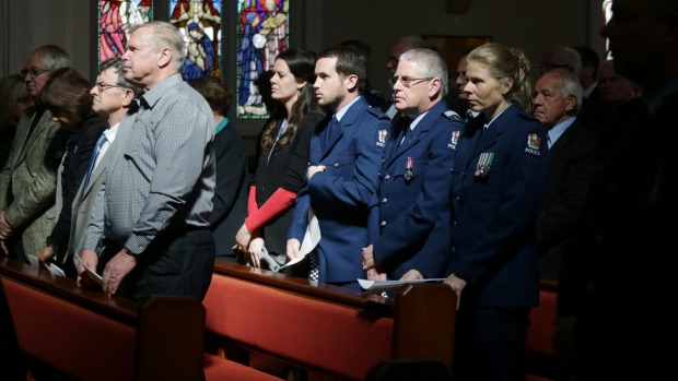 The New Zealand Australian and South Pacific Region Police Remembrance Day Service at the Church of St Peter Hamilton