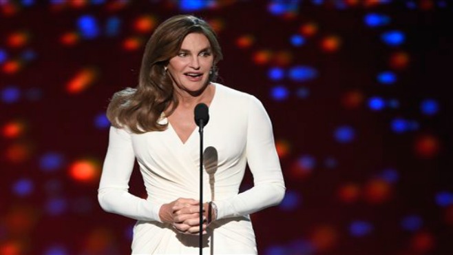 Caitlyn Jenner accepts the Arthur Ashe award for courage at the ESPY Awards at the Microsoft Theater in Los Angeles. Prosecutors said Wednesday Sept. 30 they have declined to charge Caitlyn Jenner in the Feb. 7