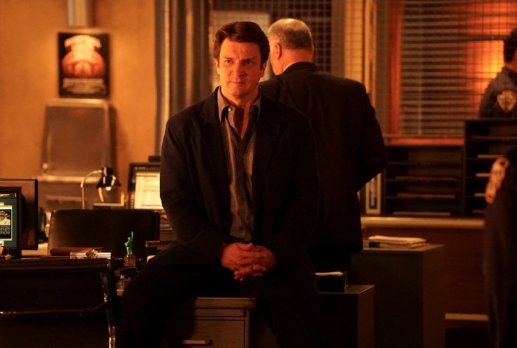 Castle wants to know what Beckett is hiding in episode 2 of'Castle Season 8   
           
    ABC