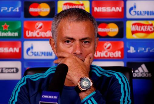 Chelsea manager Jose Mourinho during the press conference