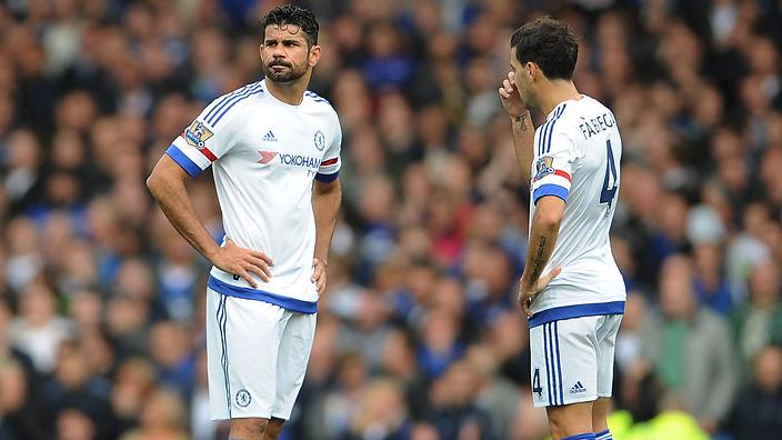 Chelsea's Diego Costa and Cesc Fabregas have yet to hit their stride in the EPL this season