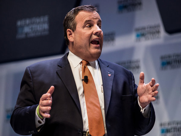 New Jersey Governor Chris Christie seen here at the Heritage Action Presidential Candidate Forum said he wouldn´t consider raising the state´s gas tax unless lawmakers pared back other levies