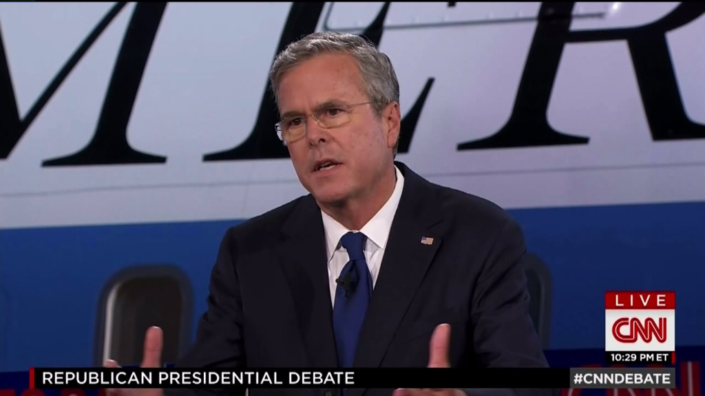 Jeb Bush at GOP Debate