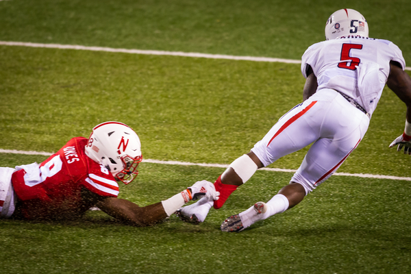 Cornerback Chris Jones makes a shoestring tackle during the South Alabama game