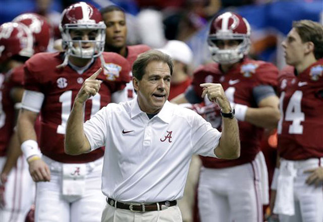 Credit Associated Press           Nick Saban