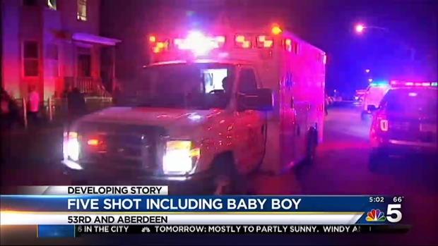 2 Dead 3 More Injured Including Baby Boy in Back of Yards Shooting