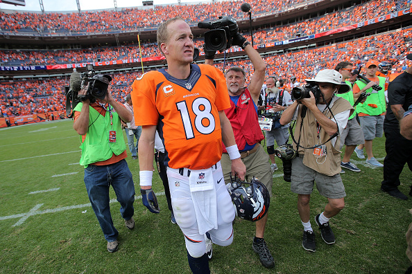 Denver Broncos quarterback Peyton Manning