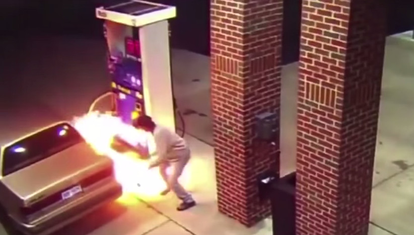 Spider Gas Station fire