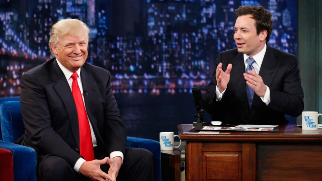 Donald Trump will return to The Tonight Show.   Getty Images