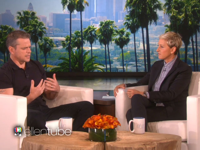 Watch Matt Damon defend Rupert Everett comments on The Ellen Show