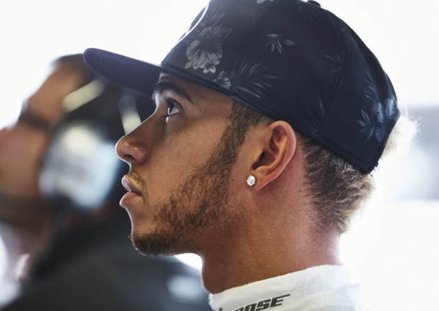 F1 driver Lewis Hamilton at the 2015 Japanese Grand Prix