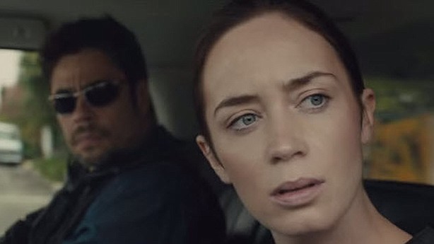 Benicio Del Toro and Emily Blunt cross the border in pursuit of a cartel crime boss in the film'Sicario