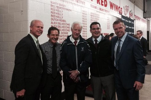 Former Detroit Red Wings player Gordie Howe