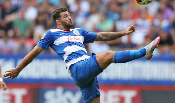 Charlie Austin playing for QPR