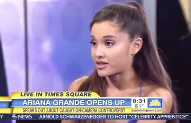 Ariana Grande on Good Morning America 16 Sep 2015