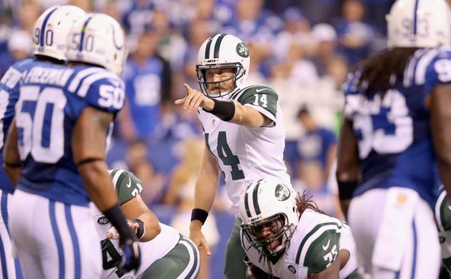 Jets quarterback Ryan Fitzpatrick outplays his counterpart- the Colts&#39 Andrew Luck- on Monday night and has Gang Green sitting at 2-0 early this season