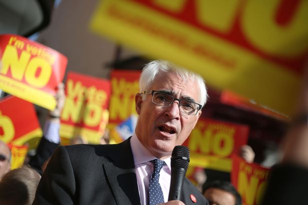 Better Together pro Union campaign leader Alistair Darling