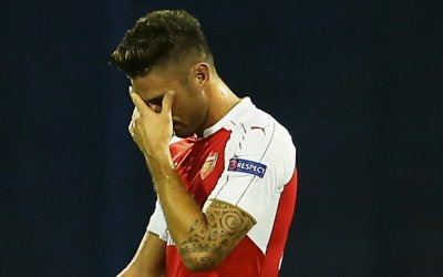 Giroud saw red as Arsenal’s Champions League campaign started in abject fashion