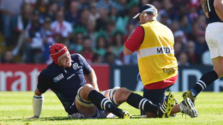 Grant Gilchrist will not play any further part in the Rugby World Cup