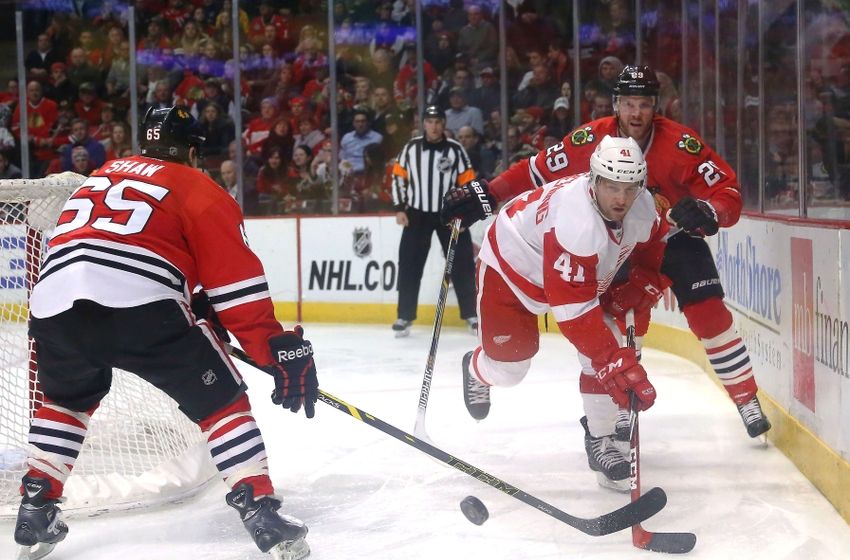 Chicago Blackhawks Red Wings Go For Two