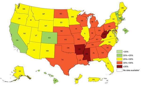 Report Vermont 6th best in nation in adult obesity rate