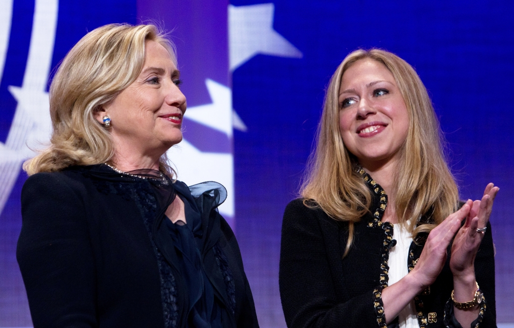 Hillary and Chelsea Clinton