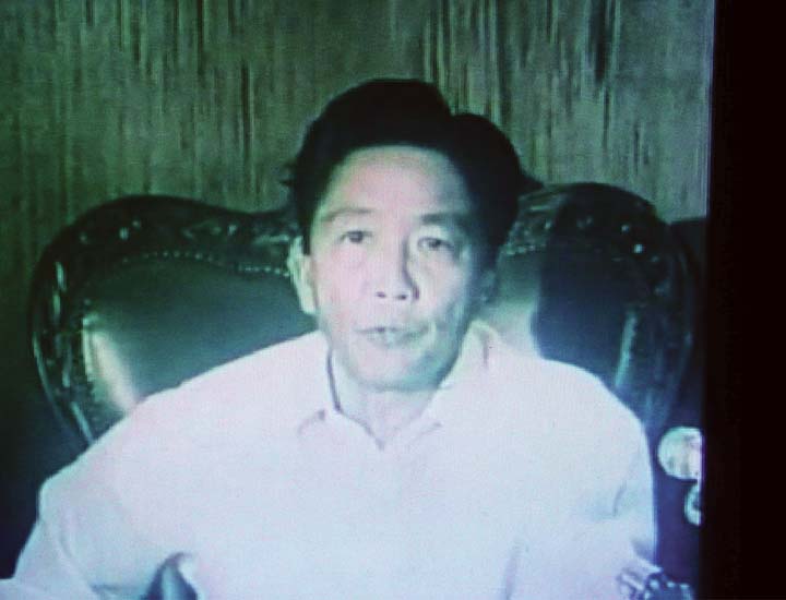 I DECLARE…’ – A TV-grab from You Tube of former President Ferdinand E. Marcos declaring Martial Law on Sept. 23 1972