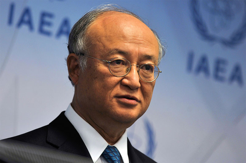 IAEA Director General Yukiya Amano.  IAEA