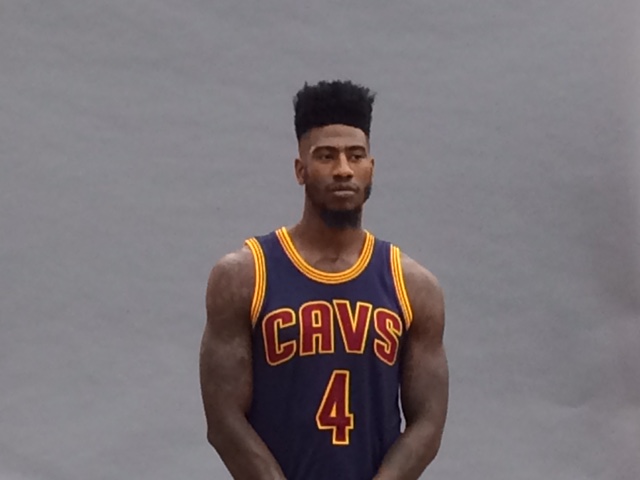 Iman Shumpert at Cavs media day on Sept. 29 2015