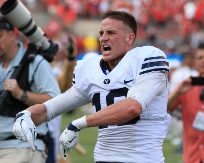 BYU QB Mangum making first start a week after Hail Mary win