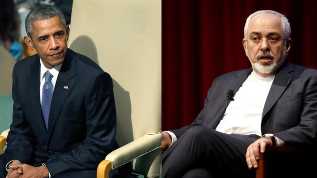 US President Barack Obama and Iranian Foreign Minister Mohammad Javad Zarif