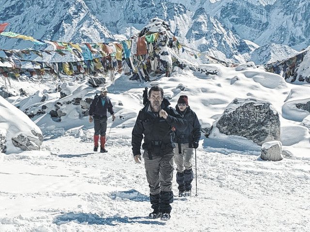 Josh Brolin and Jason Clarke in “Everest.”