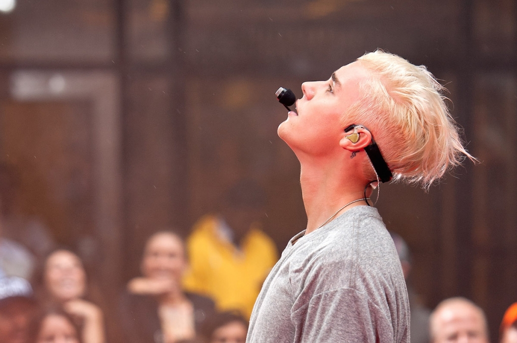 Justin Bieber performs on NBC's 'Today&#039 at Rockefeller Plaza