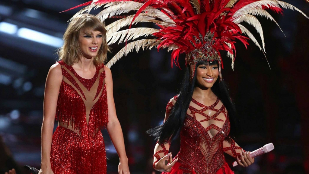 What Bad Blood? Taylor Swift and Nicki Minaj team up at the VMAs