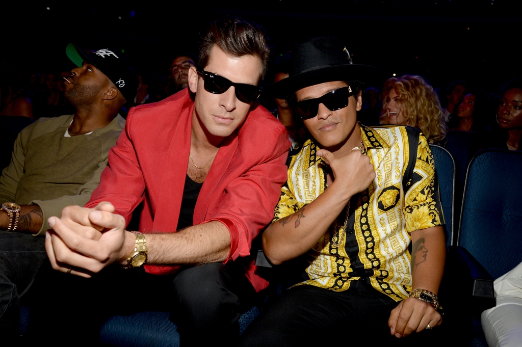 Kevin Mazur—Getty Images		Mark Ronson and Bruno Mars attend the 2015 MTV Video Music Awards at Microsoft Theater in Los Angeles Calif. on Aug.30 2015