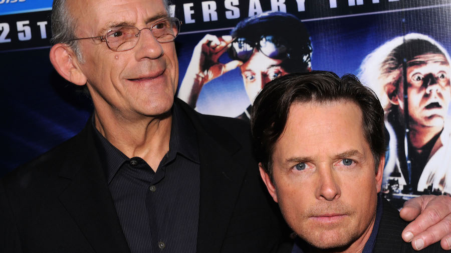 Michael J. Fox and Christopher lloyd