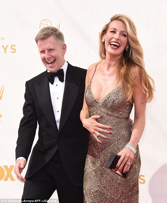 Laughing out loud Cat was joined on the red carpet by her husband of three years Northern Ireland comedian Patrick Kielty