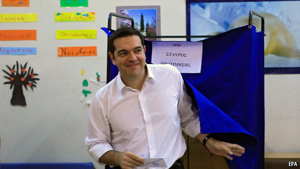 Left-wing Syriza heading to victory in Greek vote