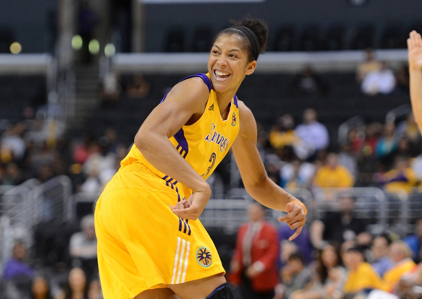 Sep 23 2013 Los Angeles CA USA Los Angeles Sparks center Candace Parker in the first half of game three of the Western Conference Semi Finals against the Phoenix Mercury at Staples Center. Phoenix won 86-75. Mandatory Credit Jayne Kamin-Oncea-U