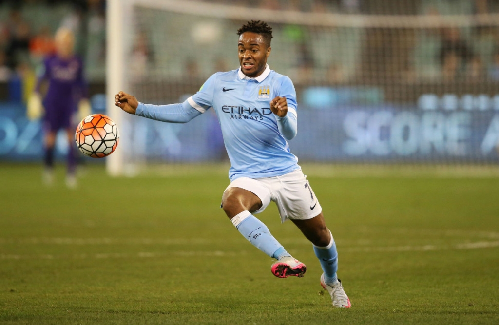 Manchester City winger Raheem Sterling