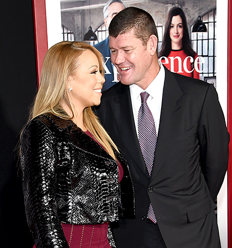 Mariah Carey and James Packer attend