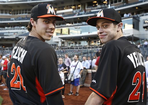 Christian Yelich Pete Davidson