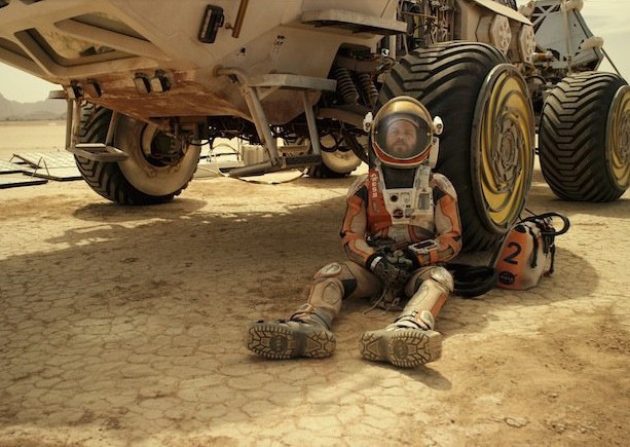 Matt Damon as Mark Watney in The Martian