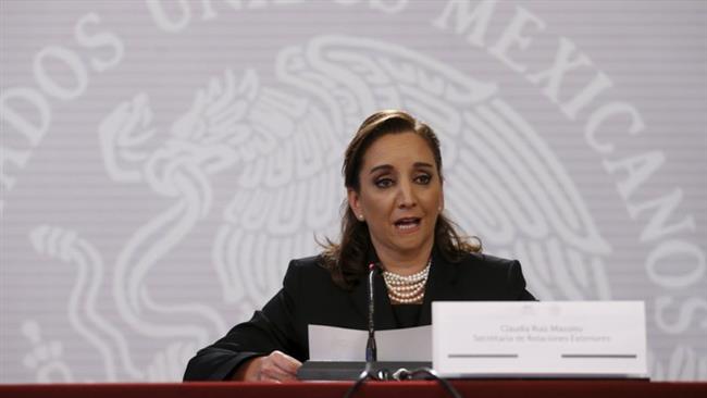 Mexico’s Foreign Minister Claudia Ruiz Massieu