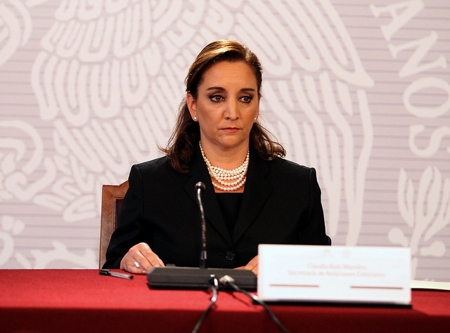 Mexico's foreign minister Claudia Ruiz Massieu. 		
 Share This	 Tweet This